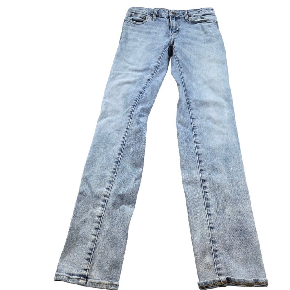 American Eagle Jeans Mens 30x32.5 Tag 30x34 Skinny Light Wash